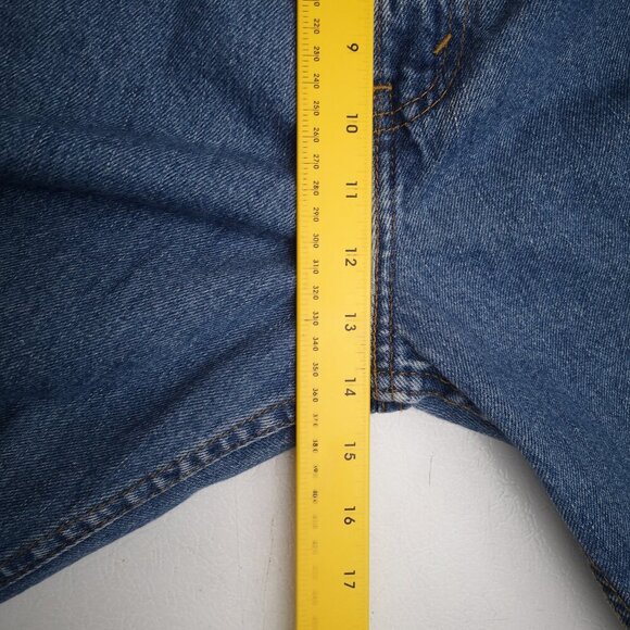 Levi's 550 Men's Size 42 Waist Straight Legs Medium Wash Jeans - Picture 12 of 13